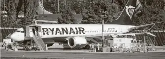  ?? Mike Siegel / Tribune News Service ?? Discount carrier Ryanair, one of the biggest Boeing 737 Max customers in Europe, will fly a specialize­d version of the jet that features extra seating capacity.