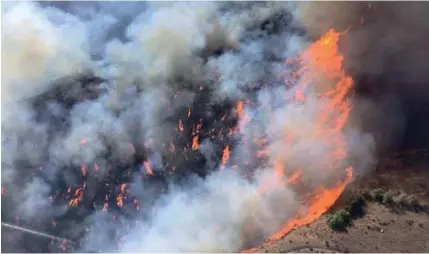  ??  ?? WILDFIRES:
California Governor Gavin Newsom on Friday declared a state of emergency for Sonoma county, where Kincade Fire is burning.