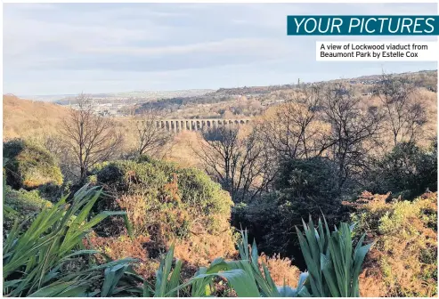  ??  ?? A view of Lockwood viaduct from Beaumont Park by Estelle Cox