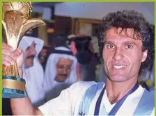  ??  ?? ARGENTINA. Ganó la copa en 1992. Después, la efedrina.