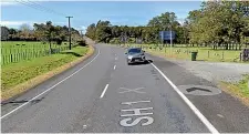  ?? GOOGLE MAPS ?? The crash happened on State Highway 1 about 1km south of Okaihau, Northland.