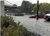  ?? PHOTO: SUPPLIED ?? Motorists had to wade to their cars after Main St in Pahiatua was submerged.