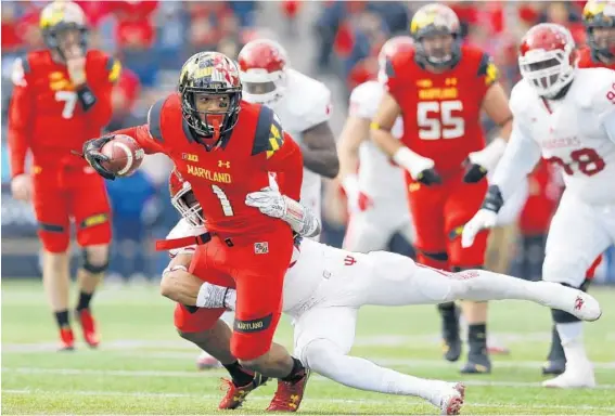  ?? PATRICK SEMANSKY/ASSOCIATED PRESS ?? Terps wide receiver D.J. Moore will have a chance to contribute in his sophomore season to a corps Maryland has deepened by adding recruits and developing its returning receivers.