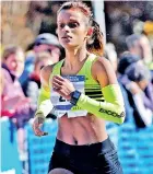  ??  ?? Hiruni Wijayaratn­e dropped out after the 15km mark, as her 'body was not ready for the race' - File pic