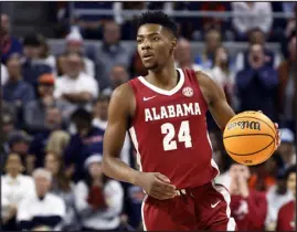  ?? BUTCH DILL — THE ASSOCIATED PRESS FILE ?? Police say Alabama forward Brandon Miller brought a teammate the gun that was used in a fatal shooting near campus.