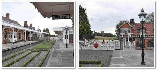  ?? HOWARD JOHNSTON. ?? The last Royal Trains ran to Wolferton station in 1966, and when Her Majesty The Queen travels by rail from London to Sandringha­m House every Christmas, she now goes the last few miles from King’s Lynn by car. The ornate station is still maintained in...