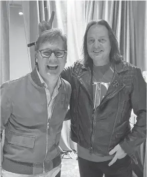  ?? EDWARD C. BAIG ?? T- Mobile’s COO Mike Sievert, left, and CEO John Legere.