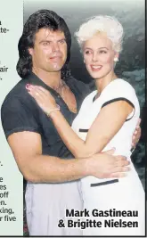  ??  ?? Mark Gastineau & Brigitte Nielsen