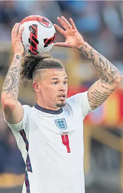  ?? ?? Kalvin Phillips isa major doubt for the World Cup Finals due to injury