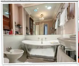  ?? ?? Top of the range: Luxury bathroom is immaculate­ly equipped