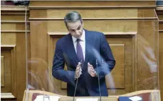  ??  ?? Κ. Μητσοτάκης: H αποφασιστι­κότητά μας έχει φανεί.