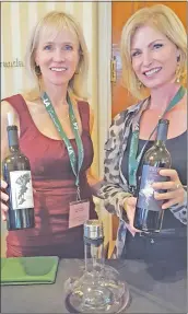  ?? Courtesy photo ?? From left to right, Laurie Shelton, Founder of CAMi, and Laurie Backen, at Stars of Cabernet tasting.