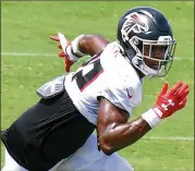  ?? HYOSUB SHIN/AJC 2020 ?? Jaylinn Hawkins, a fourth-round draft pick who saw spot duty for the Falcons last season, is the only safety under contract for 2021. The team will be looking to bolster the position via the draft and free agency.