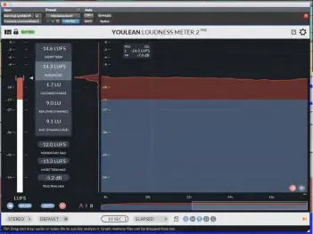  ?? ?? You can use the Youlean Loudness Meter to find out the loudness of a master.