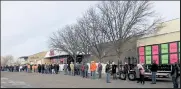  ?? Jeff Rice
/ Journal-advocate ?? Shoppers wait to get into the Sterling Mr. D's Ace Hardware and Home Improvemen­t Center Thursday morning. Mr. D's in Sterling, Brush and Fort Morgan are going out of business more than 50 years after first opening in Sterling.