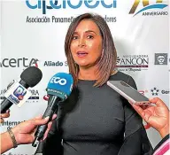  ?? ?? Cedida
Gina Herrero, presidenta de la Asociación Panameña de Asegurador­es