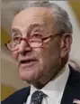  ?? ?? Senate Majority Leader Sen. Chuck Schumer, D-N.Y.: “It’s going to take some more time to get it done.”