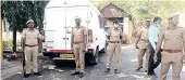  ??  ?? The vehicle with Rs 5 crore seized in Ariyalur on Friday