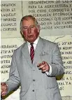  ?? PHOTOS: REUTERS/GETTY IMAGES ?? Prince Charles has told of how his grandmothe­r, Princess Alice of Battenberg, saved the lives of a Jewish family during World War II.