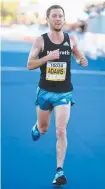  ?? Picture: RICHARD GOSLING ?? Half-marathon runner-up Liam Adams.