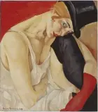  ??  ?? BELOW Woman in Top Hat (1919) by Boris Grigoriev.