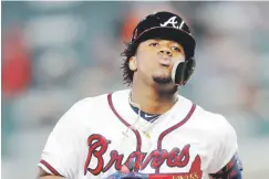  ?? Ap / john bazemore ?? El venezolano Ronald Acuña sacudió 26 jonrones en 111 partidos en la pasada temporada con los Bravos de Atlanta.