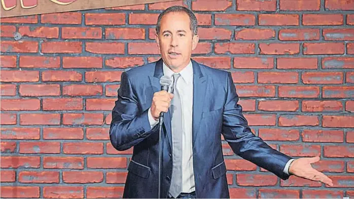  ?? (NETFLIX) ?? Contra la pared. Seinfeld mostrará un stand up íntimo, con textos creados en su juventud y hasta el primer chiste que escribió.
