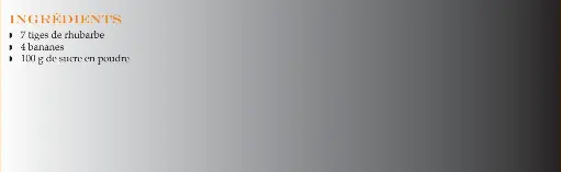 Compote Banane Rhubarbe En Conserve Pressreader