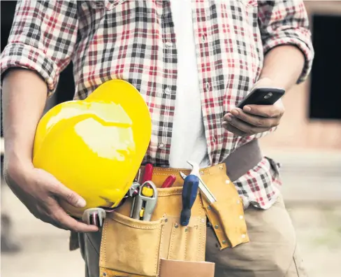  ??  ?? SHOW YOUR BADGE: Concerns over ‘cowboy tradies’ has pushed freelance jobs app AirTasker to make changes.