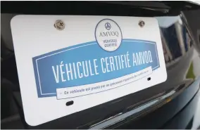  ??  ?? Un véhicule d’occasion certifié par L’AMVOQ est un véritable gage de qualité. Crédit : Frédérick Boucher-gaulin, Guide de l’auto