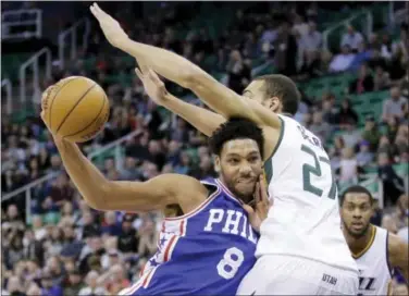  ?? RICK BOWMER — THE ASSOCIATED PRESS ?? The saga of Jahlil Okafor on the Sixers ended Thursday when the center was traded to the Brooklyn Nets.