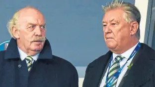  ??  ?? Dermot Desmond and Peter Lawwell have big decisions to make