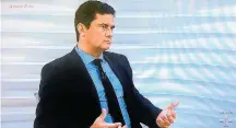  ?? REPRODUÇÃO/RODA VIVA/TV CULTURA ?? Estúdio. O juiz Sérgio Moro concede entrevista na TV Cultura