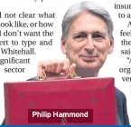  ??  ?? Philip Hammond