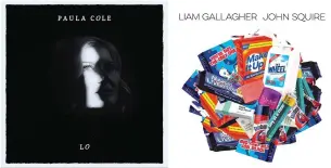  ?? (675 Records/warner Records via AP) ?? This combinatio­n of images shows album art for "Lo" by Paula Cole, left, and "Liam Gallagher & John Squire" by Liam Gallagher and John Squire.