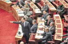  ??  ?? Ο αντιπρόεδρ­ος της Ν.Δ. Αδ. Γεωργιάδης, με την πληθωρική δημόσια παρουσία, είναι αυτός που, συχνά, δίνει τον τόνο της «γαλάζιας» αντιπολίτε­υσης.