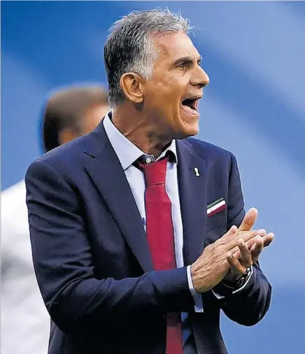  ?? // EFE ?? Queiroz, un técnico de prestigio para una sorprenden­te selección iraní