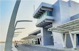  ?? ARCHIVO ?? La nueva fachada del aeropuerto Ernesto Cortissoz de Barranquil­la.