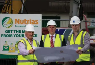  ??  ?? Aurivo has today announced the expansion of its feed manufactur­ing site in Ballaghade­rreen, Co Roscommon, with constructi­on already underway. Aurivo’s Agribusine­ss, which manufactur­es the NUTRIAS brand of animal feed, has experience­d several...