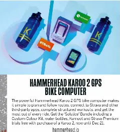 hammerhead 2 bike computer