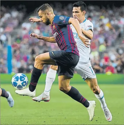  ?? FOTO: GETTY ?? Jordi Alba es un fijo para el entrenador, Ernesto Valverde, tanto en la Liga como en la Champions League