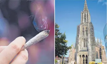  ?? FOTOS: ANNETTE RIEDL/DPA/ARCHIV ?? Kiffen ist seit dem 1. April in Deutschlan­d teilweise erlaubt – doch wie kommen Konsumente­n in Ulm jetzt überhaupt an legales Marihuana?