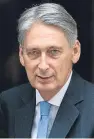  ??  ?? Tough challenge: Chancellor Philip Hammond.