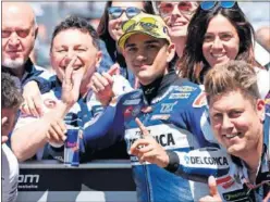  ??  ?? CONSECUTIV­AS. Jorge Martín, imparable a una vuelta en Moto3.