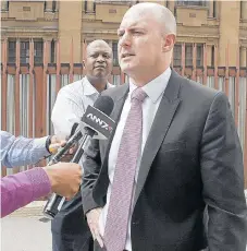  ?? /File picture ?? Against duopoly: Cell C’s group general counsel, Graham Mackinnon, says that competitio­n is the only way to drive prices down because there is no incentive for the dominant players to cut prices.
