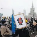  ??  ?? Frauenstre­ik in Polen