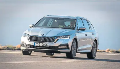  ??  ?? The fourth-generation Skoda Octavia will have an even more spacious interior, better technology and a plug-in hybrid version.