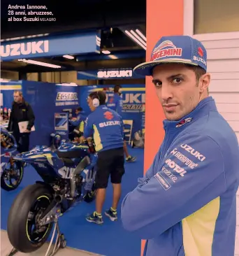  ?? MILAGRO ?? Andrea Iannone, 28 anni, abruzzese, al box Suzuki