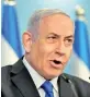  ??  ?? Benjamin Netanyahu