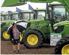  ??  ?? One of the best barometers of the health of the rural economy is tractor sales are better than the record year of 2014.